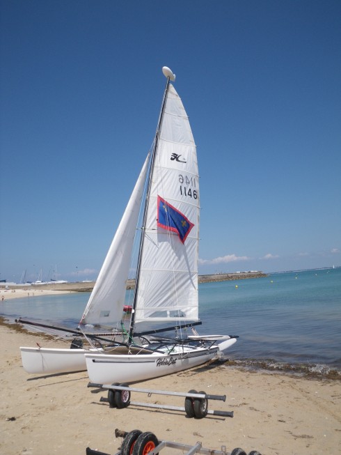 Catamaran Occasion Hobie Cat Hobie Cat 18 Formula Deriveur 18 Pieds 5 5 Metres 1994 Bateau Location De Voilier Et Sport Nautique