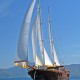 Grand yacht luxe et standing de type caique ketch de construction traditionnelle en bois de 33m