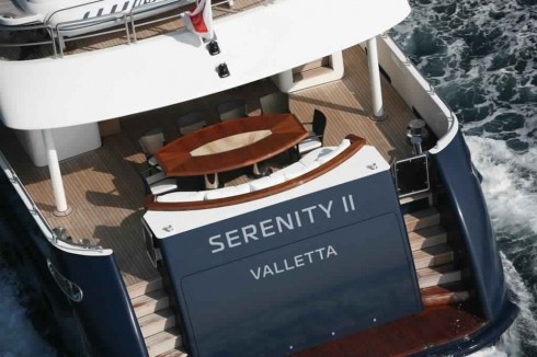 Yacht SERENITY II 40 m Mengi Yay 6 Cabines location croisière Méditerranée 